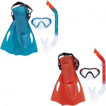 Комплект для плавания BESTWAY FIREFISH от 7 лет, размер ласт 37-41, 2 цвета Комплект для плавания BESTWAY FIREFISH от 7 лет, размер ласт 37-41, 2 цвета